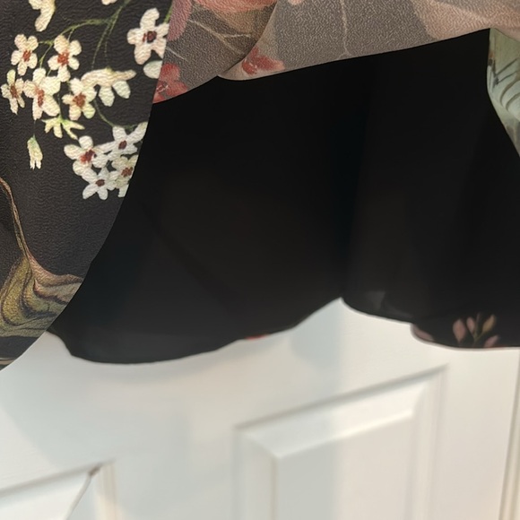 MESTIZA Althea Crepe Floral Print Midi A-Line Skirt - Picture 9 of 16